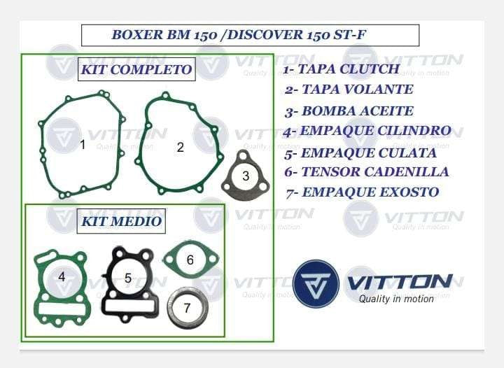 KIT COMPLETO - KIT Medio Discover 150 ST / Exostg REF