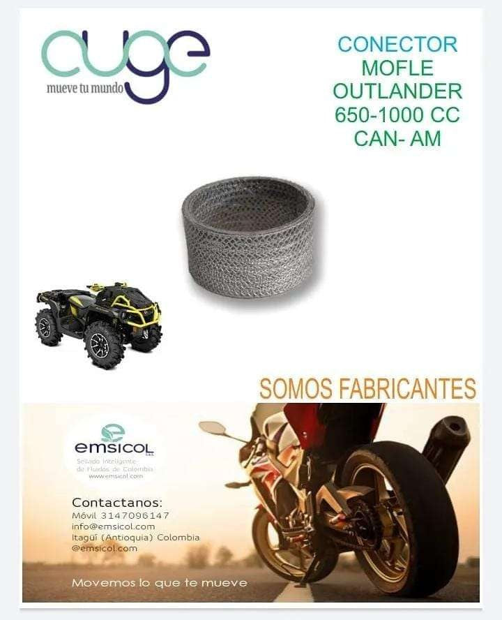 CONECTOR MOFLE OUTLANDER 650-1000 CC CAN-AM - Conector Mofle CAN AM Outlander