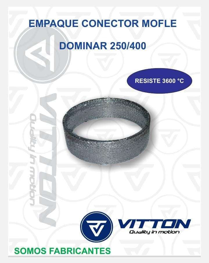 EMPAQUE CONECTOR MOFLE - Conector Mofle Dominar 250 400 UG DUKE 390