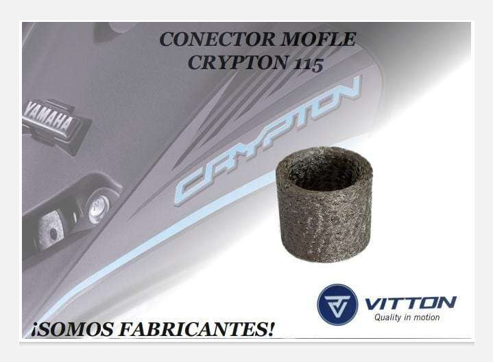CONECTOR MOFLE CRYPTON 115 - Conector Mofle Crypton 115